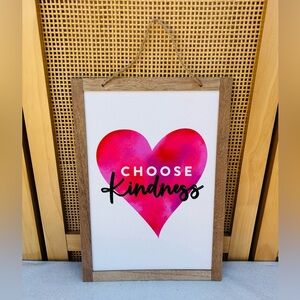 "Choose Kindness" Wall Decor